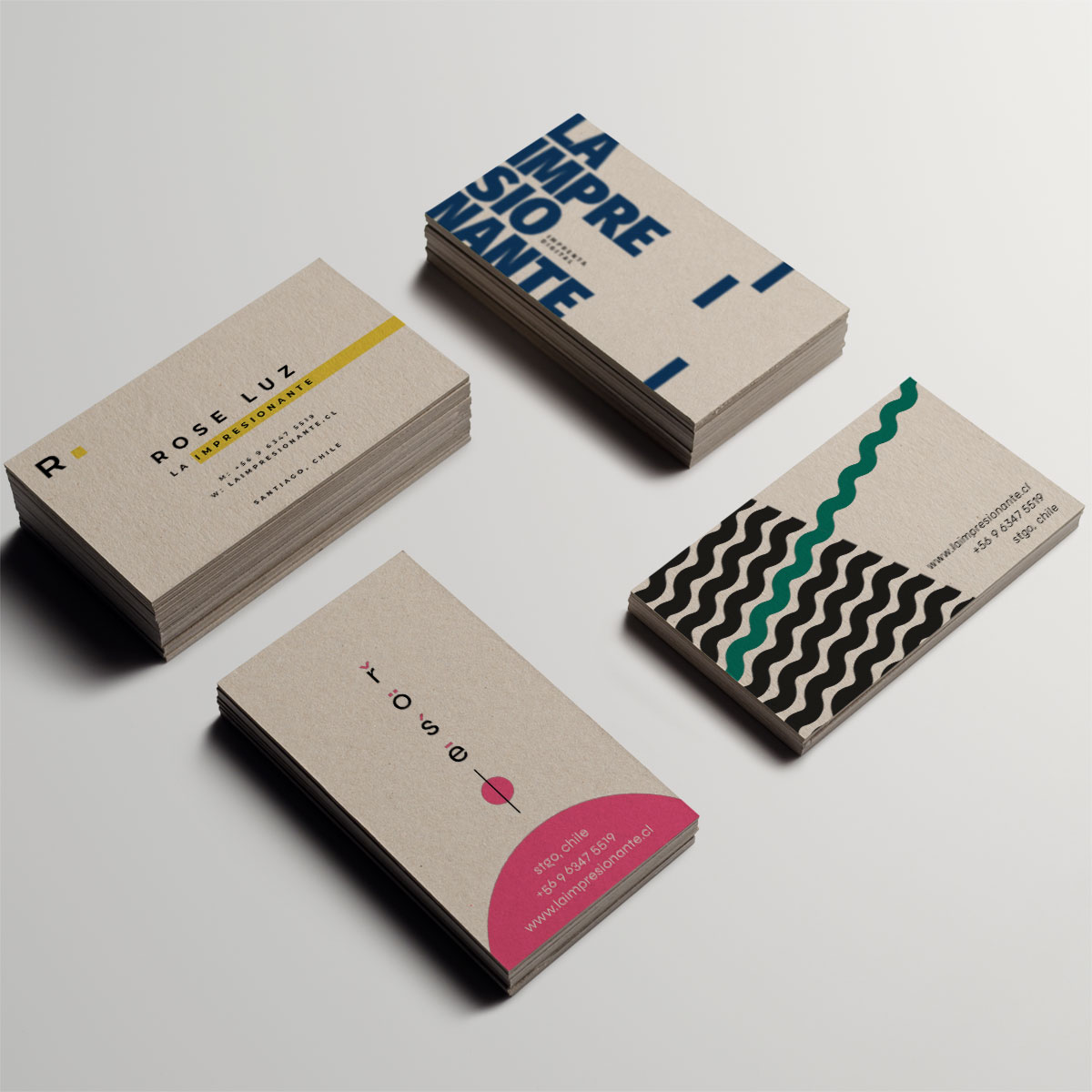 Tarjetas Cartón Piedra